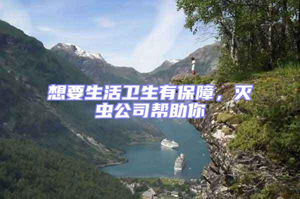 想要生活衛生有保障,滅蟲公司幫助你