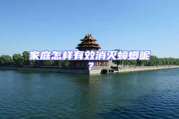 家庭怎樣有效消滅蟑螂呢?