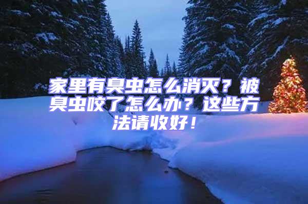 家里有臭蟲怎么消滅？被臭蟲咬了怎么辦？這些方法請收好！