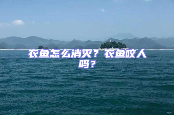衣魚怎么消滅?衣魚咬人嗎?