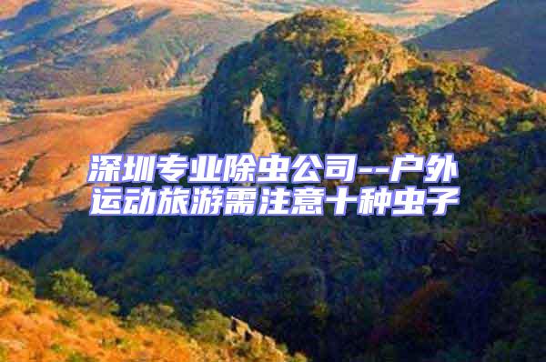 深圳專業除蟲公司--戶外運動旅游需注意十種蟲子