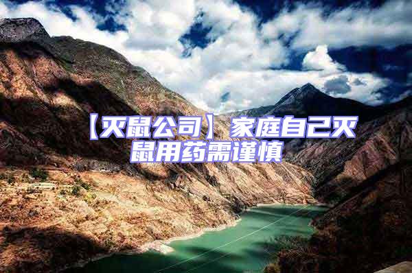 【滅鼠公司】家庭自己滅鼠用藥需謹慎