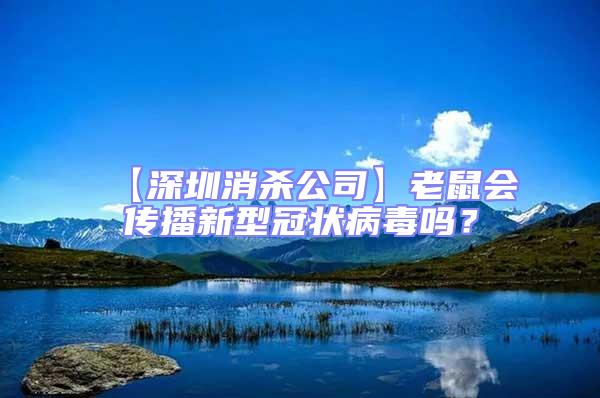 【深圳消殺公司】老鼠會傳播新型冠狀病毒嗎?