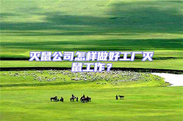 滅鼠公司怎樣做好工廠滅鼠工作？