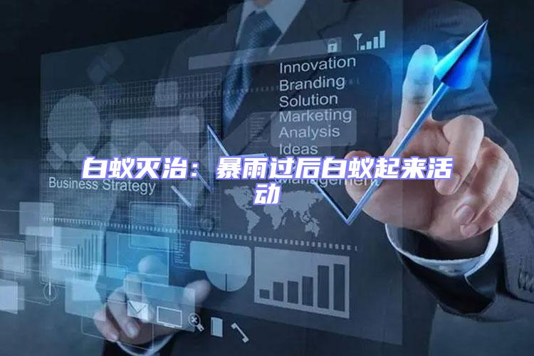 白蟻滅治:暴雨過后白蟻起來活動