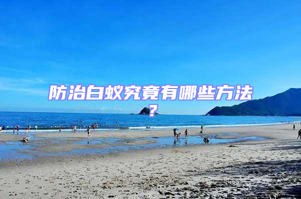 防治白蟻究竟有哪些方法?