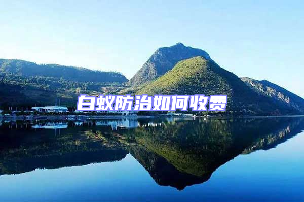 白蟻防治如何收費