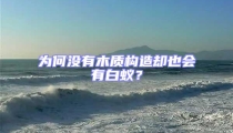 為何沒有木質(zhì)構(gòu)造卻也會有白蟻？