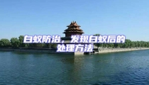 白蟻防治，發(fā)現(xiàn)白蟻后的處理方法
