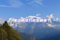 電動(dòng)剃須刀滋生螨蟲