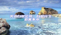 滅治白蟻公司：白蟻分飛 危害不小