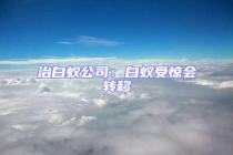 治白蟻公司：白蟻受驚會轉移