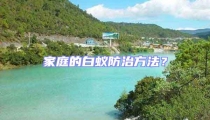 家庭的白蟻防治方法？