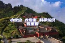 小蚊蟲 大危害 科學(xué)認(rèn)識很重要