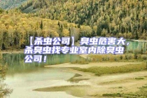 【殺蟲公司】臭蟲危害大，殺臭蟲找專業室內除臭蟲公司！